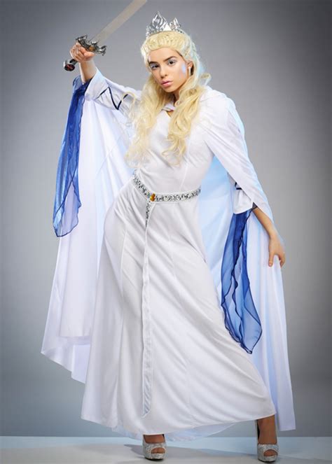 White witch dress for magical purposes